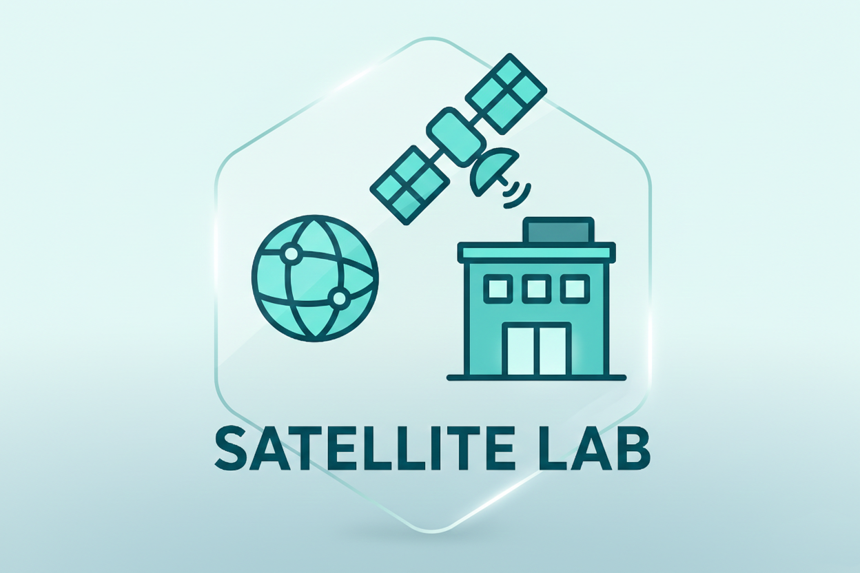 Satellite Lab Illustration